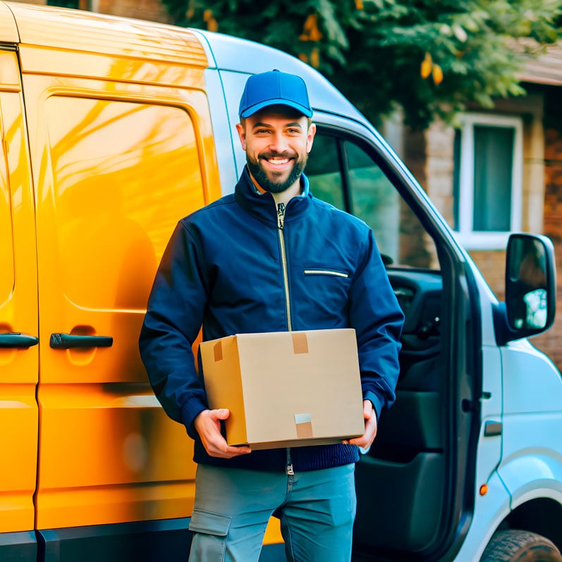 un-hombre-con-una-caja-que-dice-entrega-esta-de-pie-frente-una-furgoneta_baja